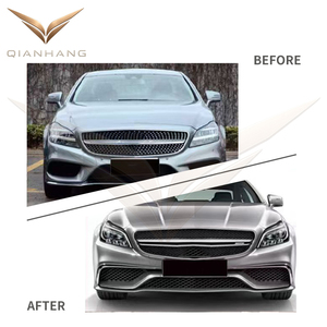 Nouveau kit carrosserie style W218 LCI CLS63 <span class=keywords><strong>AMG</strong></span> en PP, conversion de pare-chocs avant/arrière pour remplacement sur CLS Class Facelift 2014-2018 - Product Image 3