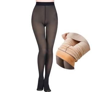 महिलाओं लेगिंग थर्मल Pantyhose के पारदर्शी उच्च Waisted सर्दियों सरासर तंग - Product Image 1