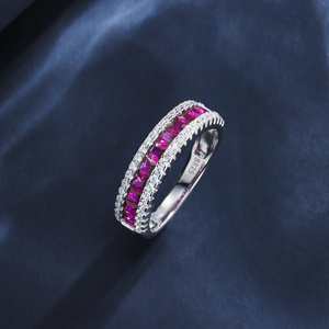 Bague en rubis de laboratoire haut de gamme de niche - Product Image 4