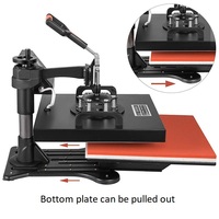 Machine de transfert de chaleur 8 en 1, pressoir par Sublimation à Double affichage, avancé, pour tasses, chapeaux, t-shirts, Slate Rock, MDF