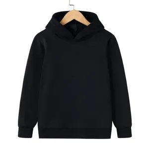 Áo hoodie nỉ OEM cho bé trai, thiết kế trơn, bộ đồ hai mảnh, bán buôn quần áo trẻ em - Product Image 2