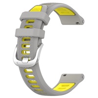 Tali Jam Tangan Silikon Dua Warna Universal untuk Garmin Forerunner 265/265S |   Pilihan 18-22mm |   Stok Pabrik Tersedia |   OEM/ODM
