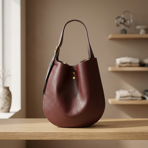 Bolso de Mano de Cuero Genuino para Mujer, con Cierre de Cremallera, Correa de Hombro Cruzada, Impermeable, Duradero, Ligero, Capacidad 3L+, a la Moda - Product Image 2