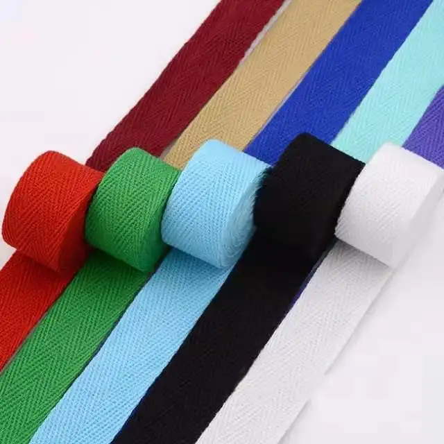 Wholesale Herringbone Tape High Quality Cotton Belt For Garment Printing Mark