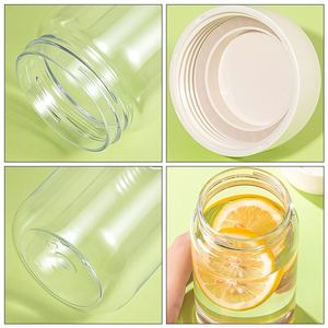 2026 Clear <b>Water</b> Bottle Durable Scratch-resistant Advertising Promotion Events Transparent Bottle Cup with Logo - Product Image 4