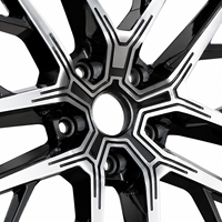 Vente chaude d'usine à bas prix : Jantes en alliage noir brillant AL 19 pouces 5x112 pour voitures de tourisme, ajustement précis pour les modèles BMW populaires