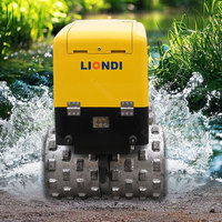 Mini compacteur de tranchée 1.6 tonnes rouleau à double tambour télécommandé à vendre