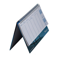 Kalender Desktop kertas kustom pabrik sumber Tiongkok dengan fungsi cetak kalender dan jam-OEM/ODM tersedia