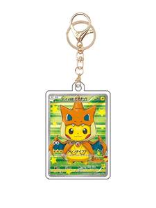 PTCG Baokemeng Japon COS Çapraz Elbise Pikachu P10 Akrilik Kart Anahtarlık Çanta Kolye Koleksiyoncular için Koleksiyon Hediye Su Geçirmez - Product Image 4