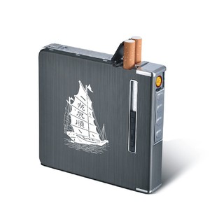 Boîte à cigarettes automatique à éjection de fumée, étanche, avec briquet électrique USB intégré, style dessin animé, capacité 20 cigarettes - Product Image 6