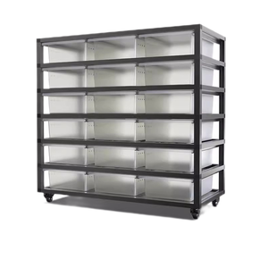 Petite boîte d'alimentation en plastique pour reptiles Serpent Terrarium Habitat Cage d'élevage d'animaux Lézard Conteneur d'éclosion et Gecko Maisons - Product Image 2