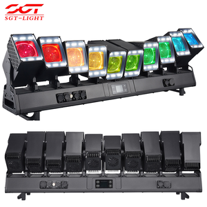 Barra de Luz Móvil con Cabezal de Matriz Zoom Wash LED RGBW 4 en 1 de 12x80W IP67 Resistente al Agua con DMX512 para Bodas y Discotecas - Product Image 1