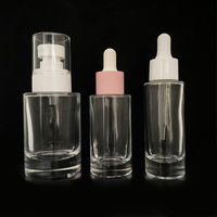 Flacon compte-gouttes en verre de céramique noire pour homme, flacon de 5ml, 7ml, 10ml, 15ml, 20ml, 30ml, 50ml, 100ml, bouteilles de sérum d'huile essentielle pour cosmétiques, 1oz