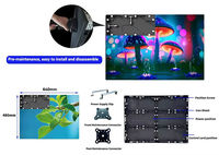 Panel de Video Wall Curvo a Todo Color para Publicidad en Interiores, Módulo LED GOB P2 P2.5