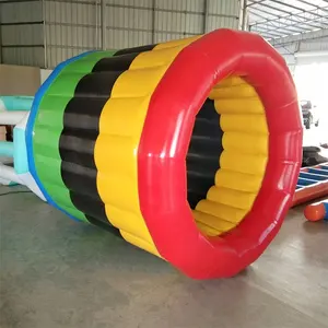 Fabriek Goedkope Prijs Interessante Opblaasbare Water Rollende Apparatuur Opblaasbare Fun Roller Wiel Te Koop