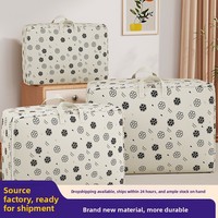 Sac de rangement pliable pour déménagement et stockage - Boîte de rangement cubique pour couettes et vêtements - Tissu non tissé moderne anti-humidité et anti-moisissure