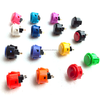 Bouton poussoir Sanwa d'origine japonaise Obsf 30mm 24MM pour PC PS4 XBOX Hitbox Controller Pandora Game Joystick Console