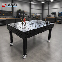 Banc de soudage 3D robuste D28 avec surface de fixation en fonte et localisateurs multidirectionnels pour la fabrication en atelier