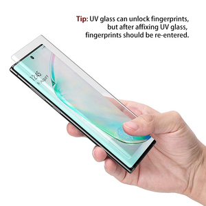 Protector de pantalla de pegamento <span class=keywords><strong>UV</strong></span> S20 S10 Plus 10e S9 S8 Plus vidrio templado para Samsung note 10 note10 9 8 Plus protección de pantalla - Product Image 3