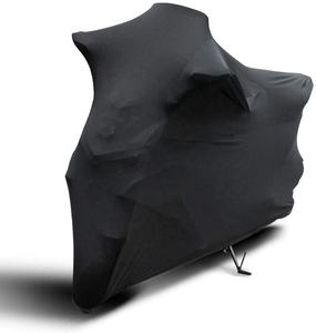 Bâche de <span class=keywords><strong>moto</strong></span> d'intérieur en velours doux, tissu extensible, Protection élastique contre la poussière, couverture de <span class=keywords><strong>moto</strong></span> pour <span class=keywords><strong>Garage</strong></span> intérieur - Product Image 2