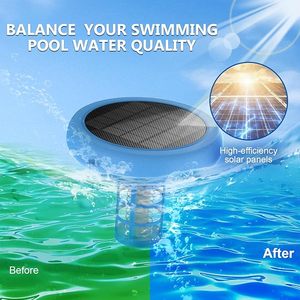 Ioniseur de <span class=keywords><strong>piscine</strong></span> à énergie solaire, ionisation au cuivre, nettoyeur et purificateur <span class=keywords><strong>d</strong></span>'<span class=keywords><strong>eau</strong></span> flottant automatique - Product Image 4