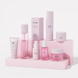 Contenitore per crema tonica in siero cosmetico satinato di lusso 30 40 50 <span class=keywords><strong>100</strong></span> 120 <span class=keywords><strong>Ml</strong></span> bottiglia di vetro e Set di barattoli - Product Image 4