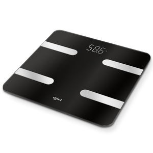 Báscula Digital Fitblue300 Negra, 58.6 kg, Medición de Grasa Corporal, Báscula Inteligente con Conectividad a Aplicación Móvil para Seguimiento de Salud - Product Image 1
