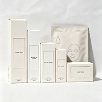 Caja de Embalaje Cosmético Moderna Hecha de Cartulina Blanca con Diseño de Forma Única, Estampado en Relieve y Recubrimiento Mate