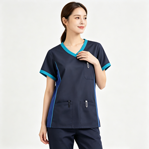 Blouses et chemises médicales personnalisées multi-tailles (XXS-6XL) en tissu Spandex/Polyester - Product Image 2