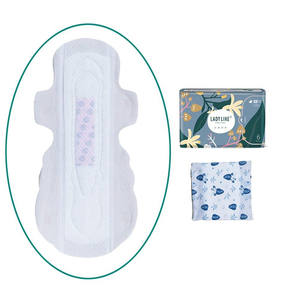 Compresas sanitarias de noche moldeadas con anión extra largas, compresas sanitarias de 50cm orgánicas a base de hierbas para la menstruación durante la noche - Product Image 3