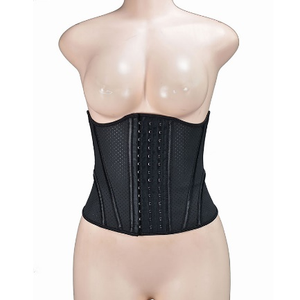 Faja moldeadora de cuerpo negra de 28 cm inspirada en el estilo de estudio, con 11 varillas, cierre de gancho ajustable S901-28cm-53 14Hook - Product Image 5