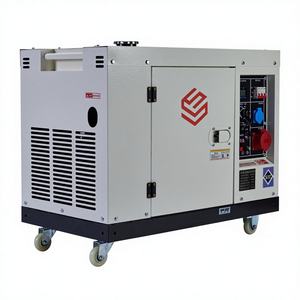 מכירת חיסול גנרטור דיזל שקט 10kVA 12kVA 8kVA עם מערכת העברת חשמל אוטומטית (ATS) לשימוש ביתי, גנרטורים אטומים לרעש 50/60 הרץ לגיבוי חשמל - Product Image 1
