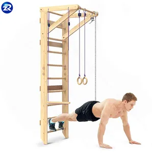 Деревянная гимнастическая лестница