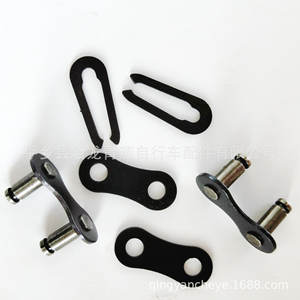 <b>Velcro</b> Bicycle Chain Joint Black <b>Iron</b> Detachable Connector For Bike Chain Repair - Product Image 1