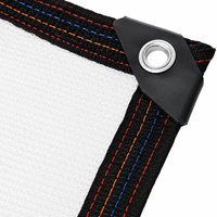 Filet pare-soleil blanc en HDPE sur mesure, haute occultation, résistant aux UV et anti-vieillissement, en rouleau pour serre