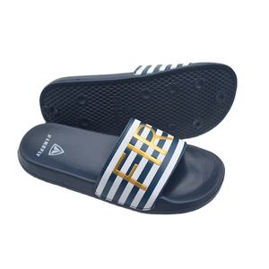 Oem Изготовленные На Заказ Черные шлепанцы с резиновой подошвой дизайнерские шлепанцы обувь с мягким тиснением печатные шлепанцы на заказ с логотипом - Product Image 5