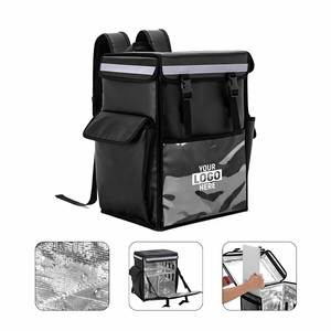 Mochila Aislada Ajustable para Entrega de Alimentos con Divisores Internos, Impermeable, con Panel Solar para Bicicleta, Regalo Promocional - Product Image 2