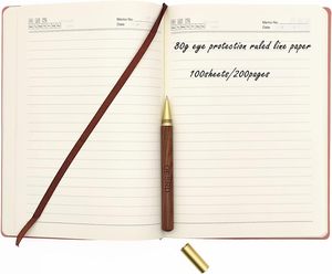 Affaires promotionnelles A6 A5 A4 couverture souple en cuir PU Journal cahier fil couture reliure Style couverture rigide - Product Image 3