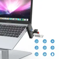 Hub USB 3.0 Type C 4 ports pour Tesla Model 3/Model Y après 2013, adaptateur de câble de téléphone de voiture, séparateur pour ordinateur portable PC
