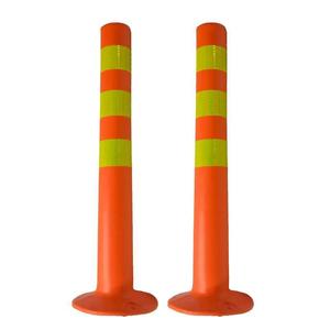 Poste de Advertencia Reflectante de 75 cm, Columna de Seguridad Vial de EVA Anti-Impacto para Separación y Orientación de Tráfico - Product Image 5