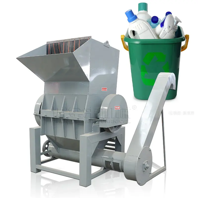 Trituradora de plástico de PP/PE, máquina trituradora de bloques de bultos, línea de reciclaje de botellas, fabricante