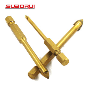Suborui Hex Shank duy nhất Carbide tip 6 mét gạch thủy tinh gốm khoan <span class=keywords><strong>bit</strong></span> brocas Para vidrio cho thủy tinh gốm sứ gạch - Product Image 1