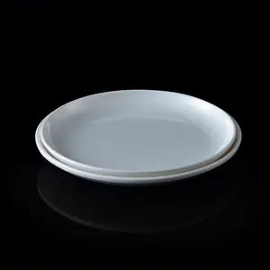 Bonne Qualité Durable Rond En Mélamine Blanche Assiette En Plastique de Restaurant Assiettes Vaisselle