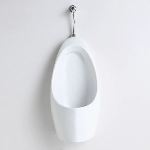 Orinatoio a parete con supporto da pavimento in ceramica con tecnologia di sensori Premium - Product Image 5