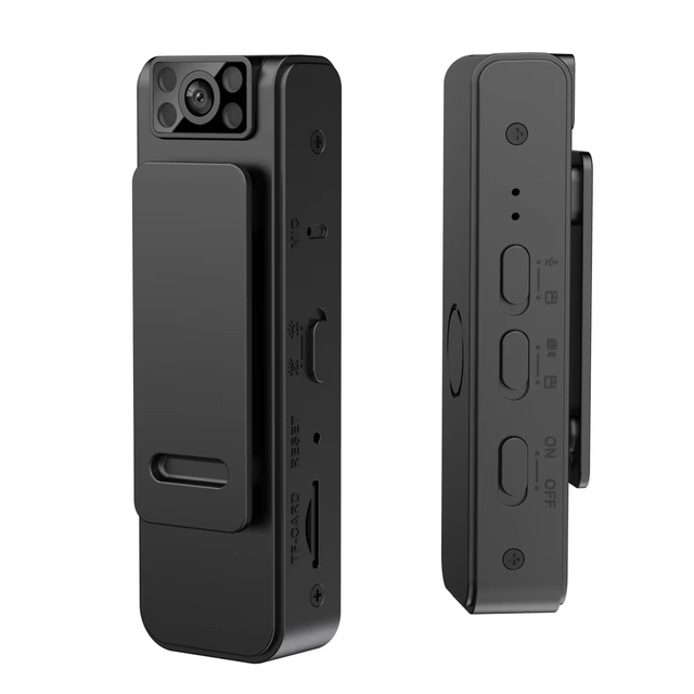 NIGHT VISION Chest Camera 1080P FHD Body Camera Security Small Handheld Camera with Audio and Video Functions & Rotatable Lens