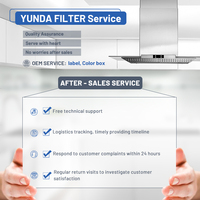 Hotte aspirante électrique YUNDA avec filtre à charbon actif et nettoyage facile pour usage domestique