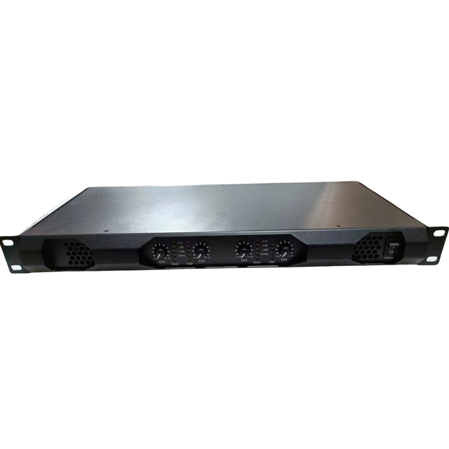K-450 Amplificador 2Ch 450W Stage Music Digital Upgrade Front Panel Audio Class D 1U Portable Power Amplifier Professional