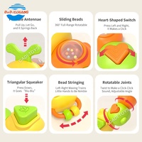 Jouets éducatifs pour bébés, jouets Montessori pour la petite enfance, jouets interactifs amusants pour parents et enfants avec différentes formes