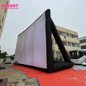 30ft large inflatable TV movie screen for drive in cinema projector