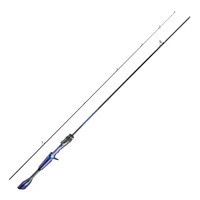 Caña de Pescar Ultraligera de 2 Piezas para Señuelos de Trucha y Peces Pequeños, de Fibra de Carbono, para Viajes, Agua Dulce, OEM